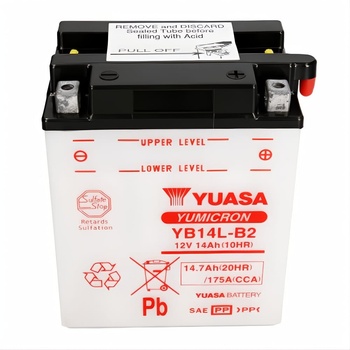 YUASA Yumicron 12V 14Ah right+ YB14L-B2