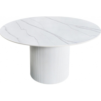 Anvicti1 Kulatý UNIQUE 120 cm bílý mramor bílá JS46383
