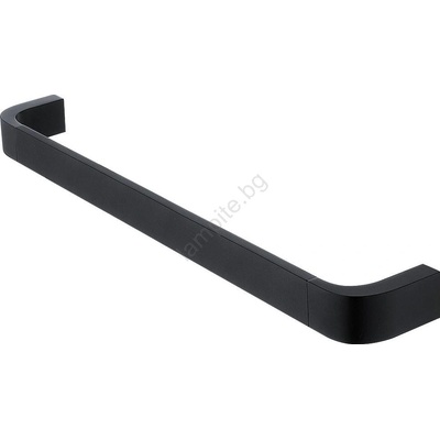 Nimco nkc 30046-90 - Стенна закачалка за кърпи nikau 49 см матов черен (nm0058)