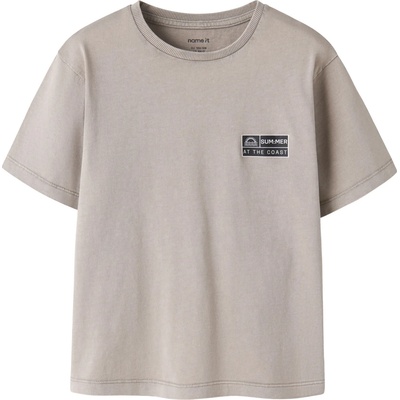 NAME IT Детска тениска Name it Kid's Fandel S/S Top T-shirt - Vintage Khaki - размер 122/128 (EU) (704-6375-0416)
