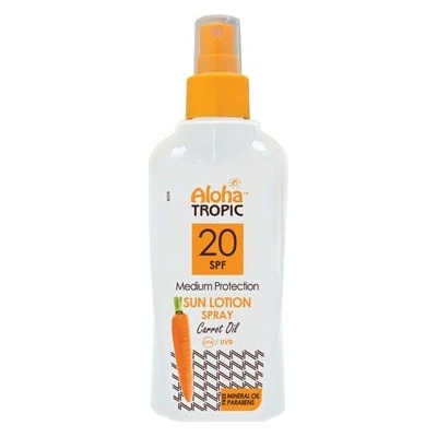 Madis Aloha Tropic mlieko na opaľovanie s mrkvou SPF20 200 ml