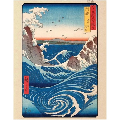 Plagát Hiroshige - Naruto Whirlpool
