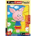 Play Land Пъзел Весело прасенце 80 елемента