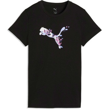 PUMA Graphics floral cat tee s