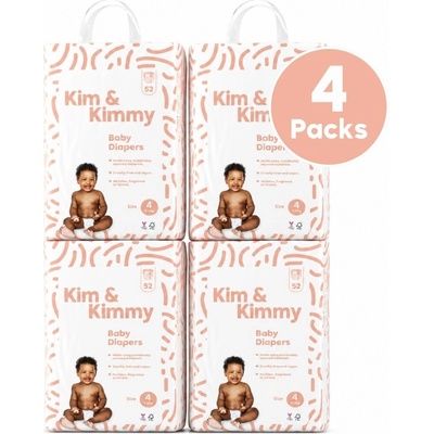 KIM & KIMMY Diapers 4 208 ks