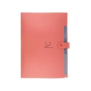 Beniamin Plastic briefcase with latch red A4 red Benjamin