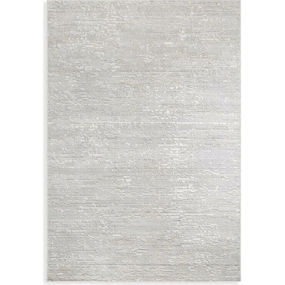 Takoy Koberec 160x230 cm bílý, světle šedý s elegantní, minimalistickou strukturou SALENA 8-HF-489132 | 160 x 230 cm