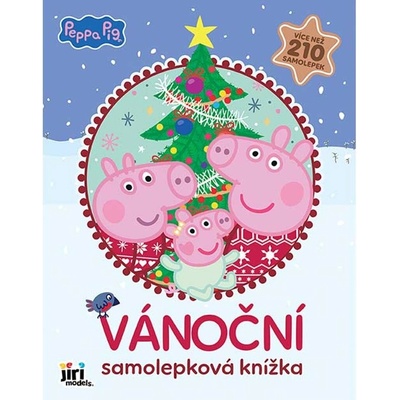 Prasátko Peppa vánoční samolepková knížka