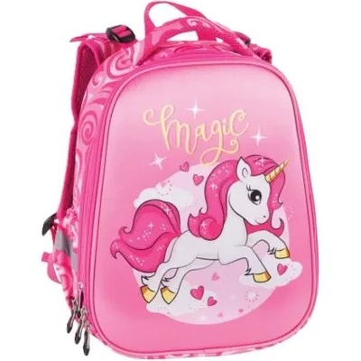 PULSE Ученическа раница PULSE Anatomic Cube Pink Magic