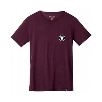 Fallen tričko Re Edit Tees Bordeaux