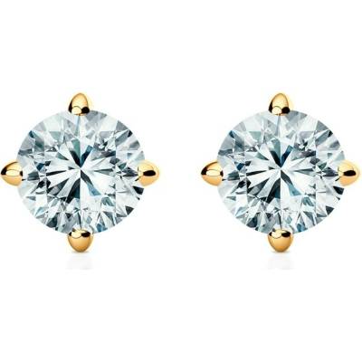 SAVICKI Náušnice The Light žluté zlato laboratorní diamanty DL-K-BR-050-LAB-Z