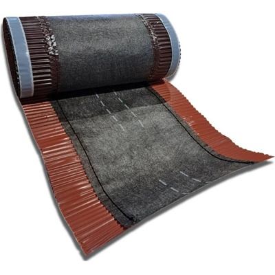 Wabis Hrebeňový a nárožný pás Georol 310 mm x 5 m RAL 8015 gaštanová hnedá