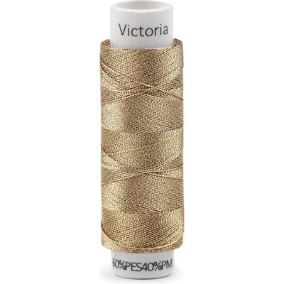 Prima-obchod Metalické nitě Victoria 100 m, barva 2/ 02 zlatá