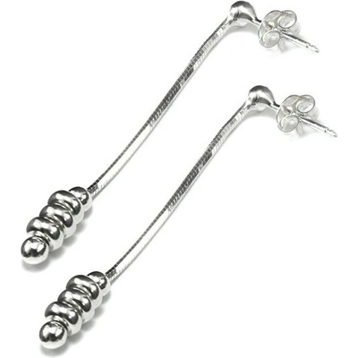 Šperky Nina Stříbrné náušnice Stupňované kaskády 925/1000 ns ag H 237