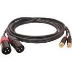 s. Cab PAC930-3, 2xRCA/2xXLR-M, 3m (PAC930-3)