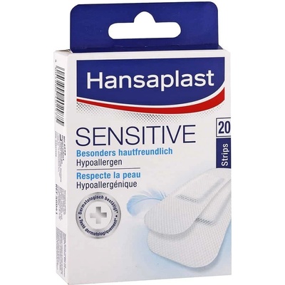 Hansaplast Sensitive hypoalergénna náplasť na citlivú pokožku 2 veľkosti 20 ks