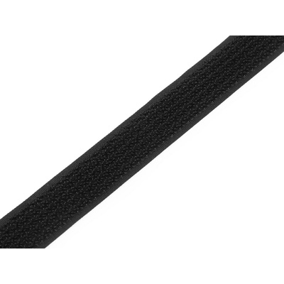 Suchý zip háček a plyš na jedné stuze šíře 20 mm Varianta: 1 černá, Balení: 1 m
