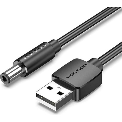 Vention CEYBD USB 2.0 to DC 5.5mm Barrel Jack 5V, 0,5m, černý