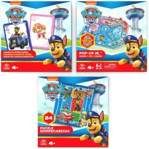 Spin Master Пес патрул: 3 в 1 комплект настолни игри - на унгарски език (6066829)