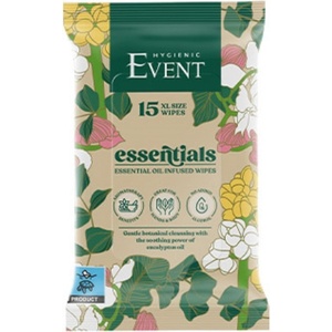 Event Влажни кърпи за ръце Event - Essentials, евкалипт, 15 броя (2EV04ESSEUC000015A) - ozone