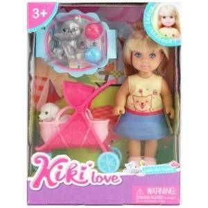 Trifox Doll with stroller and pets