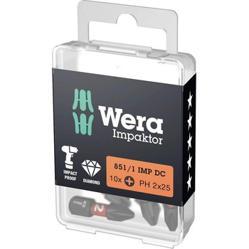 Wera 05057617001 křížový bit 3 D 6.3 10 ks