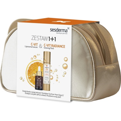 Sesderma Cvit produktov v kozmetickej taštičke sérum 30 ml + krém 50 ml