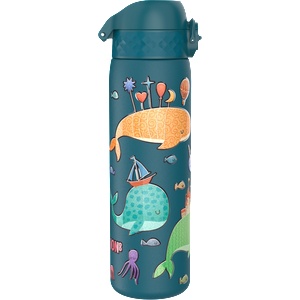 ION8 Бутилка за вода Ion8 Print, мет, 600ml, Whales (32035-А-КИТ)