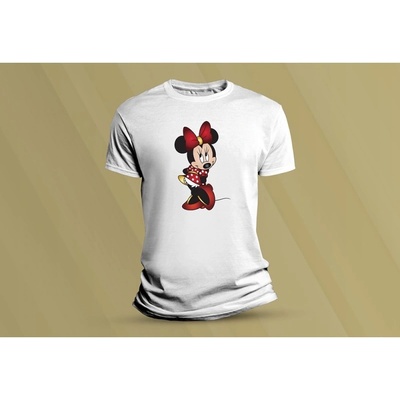 Sandratex dětské bavlněné tričko Minnie 2 bílá