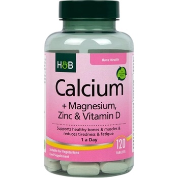 Image 1 of Holland & Barrett Calcium + Magnesium, Zinc & Vitamin D [120 Таблетки]