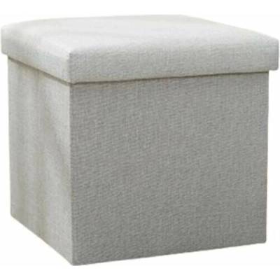 Taburet 38 × 38 × 38 svetlá sivá