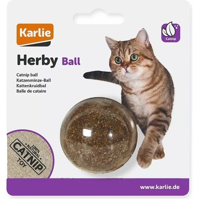 Karlie GmbH Hračka mačka Guľa s santa mačací 5cm