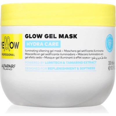 Yellow Hydra Care Glow Gel Mask гел маска за всички видове коса 300ml