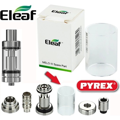 Eleaf Melo 3 4ml PYREX tělo