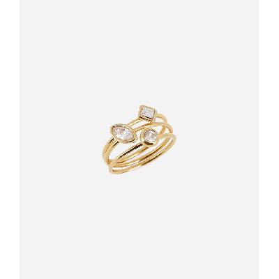 ZAG Bijoux Zirkónový oceľový prsteň SRX27845 01WHT