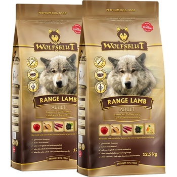 Wolfsblut Range Агне 2 x 12, 5 кг