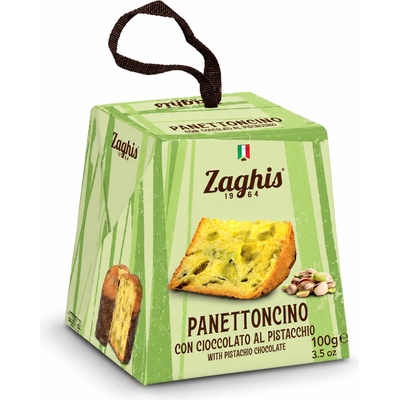 Zaghis Panettoncino s Pistáciovým kŕemom a čokoládou 100g