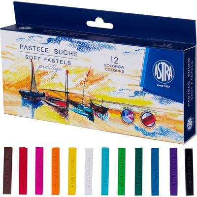 Astra Prestige Suchý pastel hranatý 12ks, 323120001