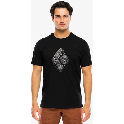 Black Diamond M Engineered Diamond Ss Tee čierne