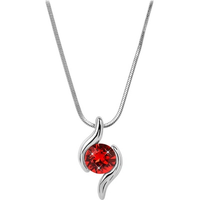 JSB se Swarovski elements červená vlnka light siam 15148