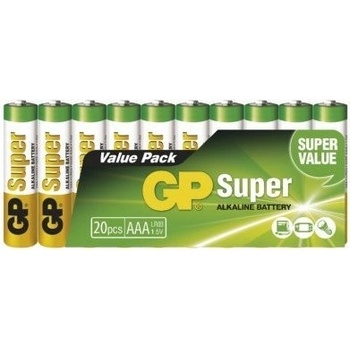 GP Super Alkaline AAA 20ks 1013100210