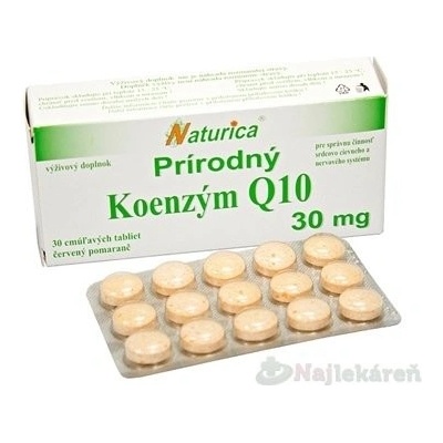Naturica Prírodný Koenzým Q10 30 mg 30 tabliet