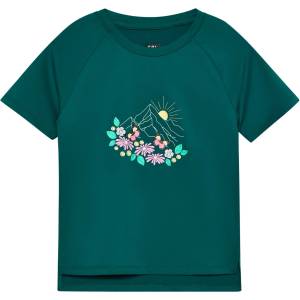 Color Kids Детска спортна тениска Color Kids Girl's T-Shirt with Print S/S Sport shirt - Mediterranea - размер 176 (EU) (704-5846-0322)
