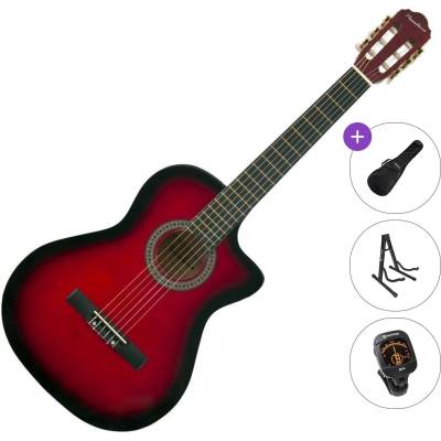 Pasadena SC041C Standard SET 4/4 Red Burst Класическа китара