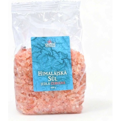 Valdemar Grešík sůl himalájská jedlá červená 600 g – Zbozi.Blesk.cz
