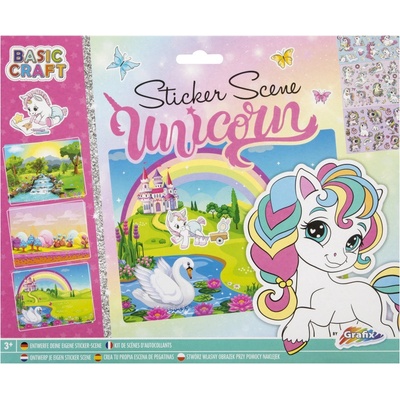 Vytvoř si vlastní obrázek se samolepkami unicorn