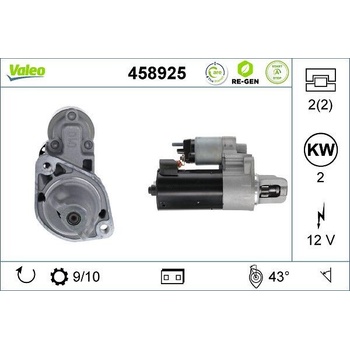 Startér VALEO 458925