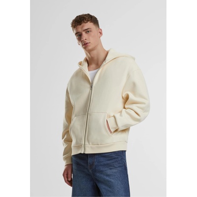 Urban Classics Fluffy Zip Hoody whitesand XXLUB-TB7284-02903 - Бял, размер L