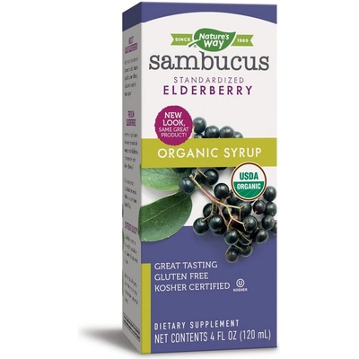 Nature's Way Самбукус /Органик/ сироп 120 ml | Nature’s Way (15796)