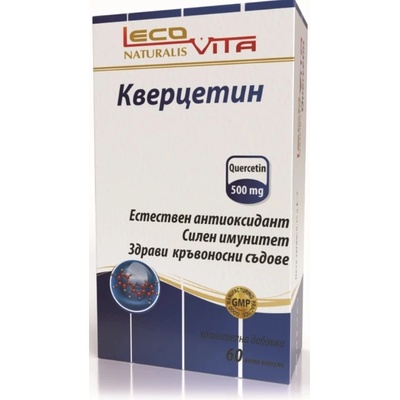 LecoVita Кверцетин, 500 mg, 60 капсули, LecoVita